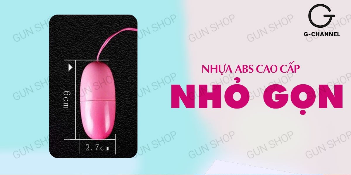 Trứng Rung Tình Yêu Mini Giá Rẻ Kèm Dây Dùng Pin Siêu Bền