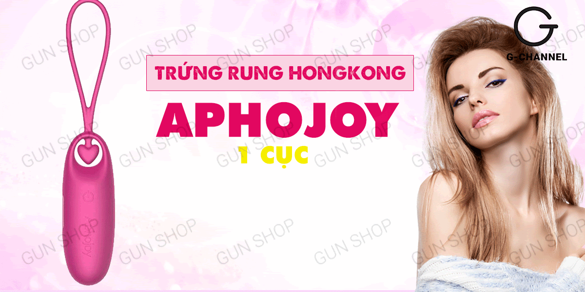 Trứng rung không dây Aphojoy sạc điện cao cấp, mạnh mẽ