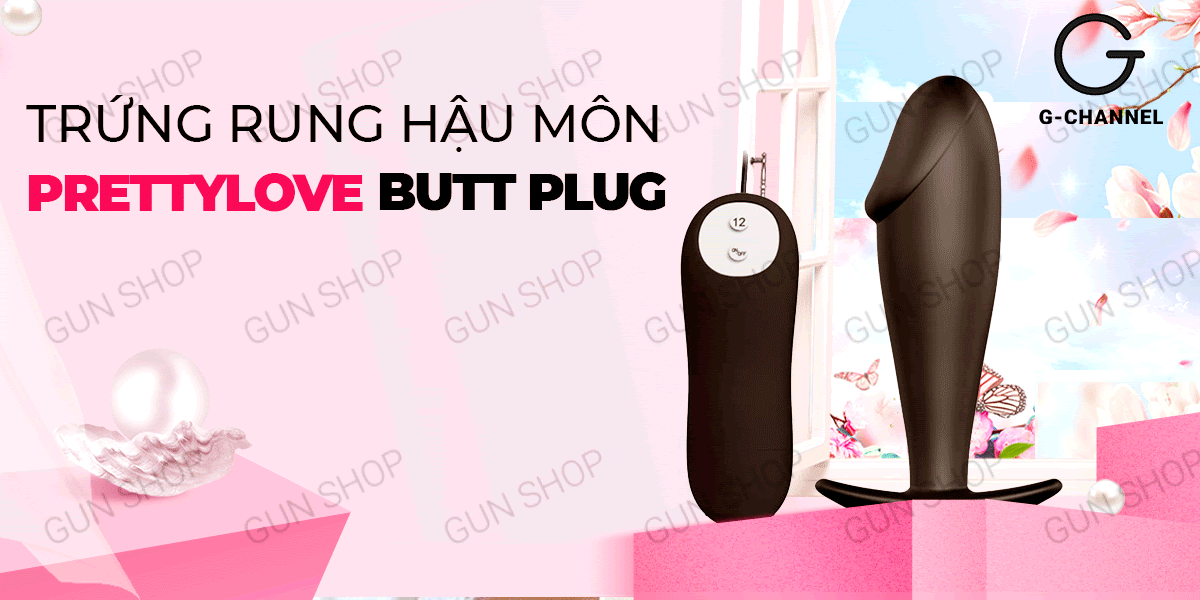 Trứng rung hậu môn Pretty Love chống nước pin mạnh mẽ - Kích thích cực đỉnh