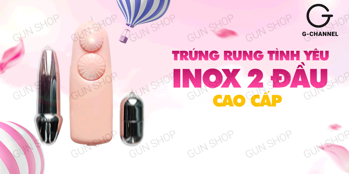Trứng Rung 2 Đầu Cao Cấp Baile Double Bullets Kích Thích Mạnh