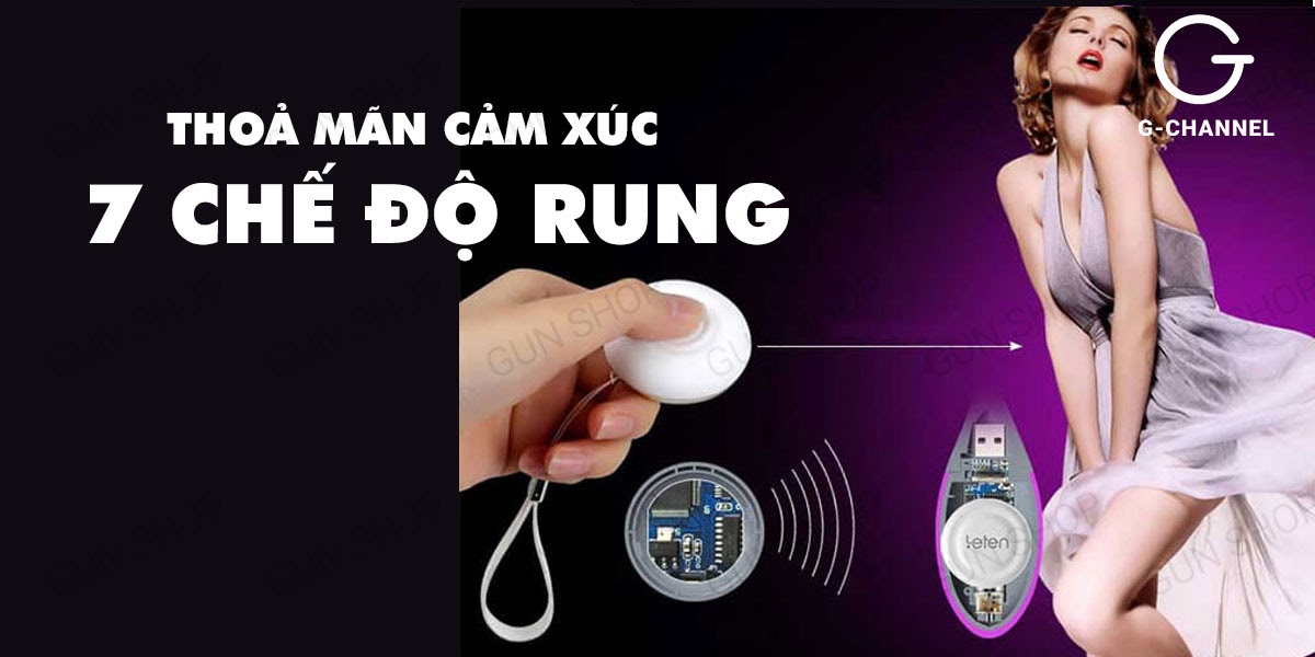 Trứng rung Leten Swan sạc điện không dây cao cấp, siêu bền
