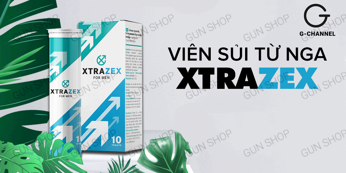 Xtrazex viên sủi tăng cường sinh lý nam, cải thiện cương dương