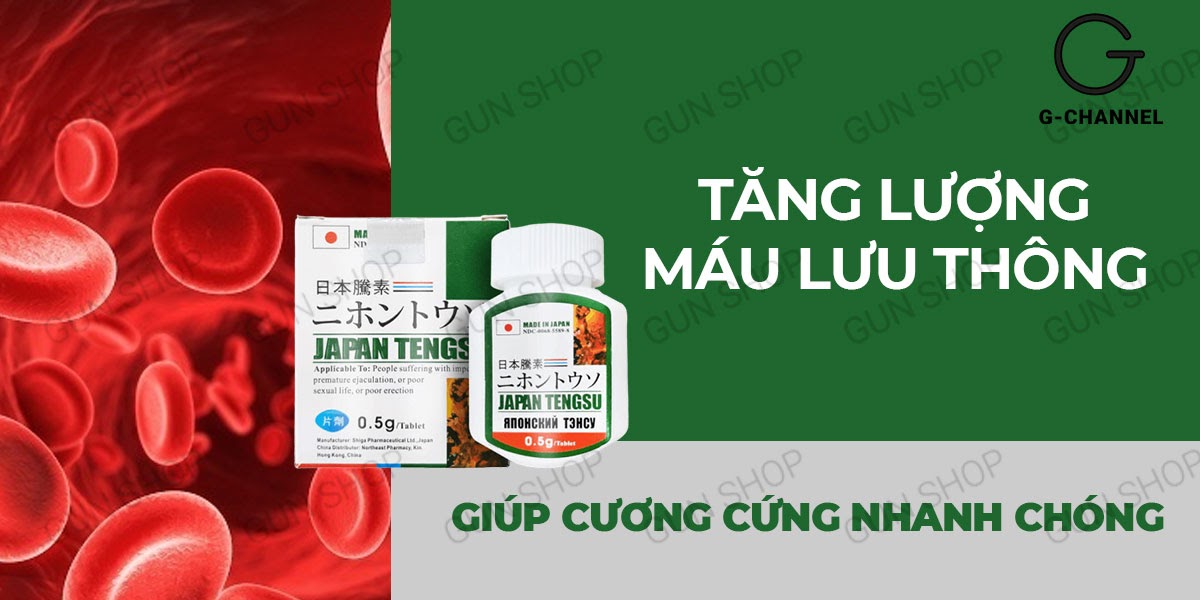 Sỉ Viên uống hỗ trợ cương dương tăng cường sinh lý Tengsu - Hộp 16 viên giá rẻ