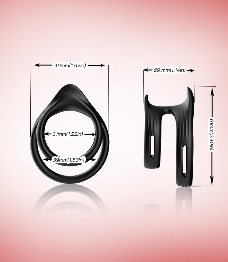 Vòng đeo silicon Cock Ring Saty Hard cao cấp hàng Mỹ chất lượng
