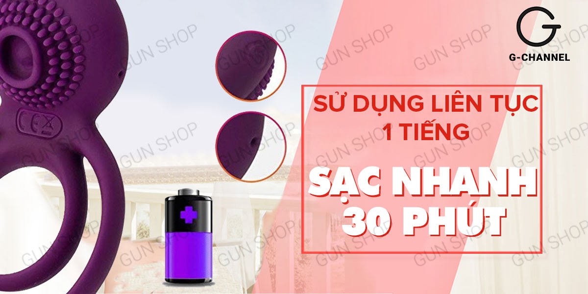 Vòng rung Svakom sạc điện mạnh mẽ tăng hưng phấn lâu dài