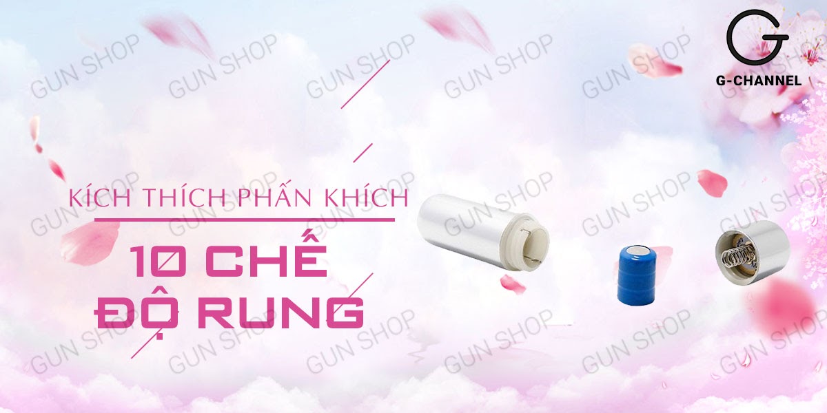 Vòng rung Baile Power Ring 10 chế độ, tăng hưng phấn, pin bền