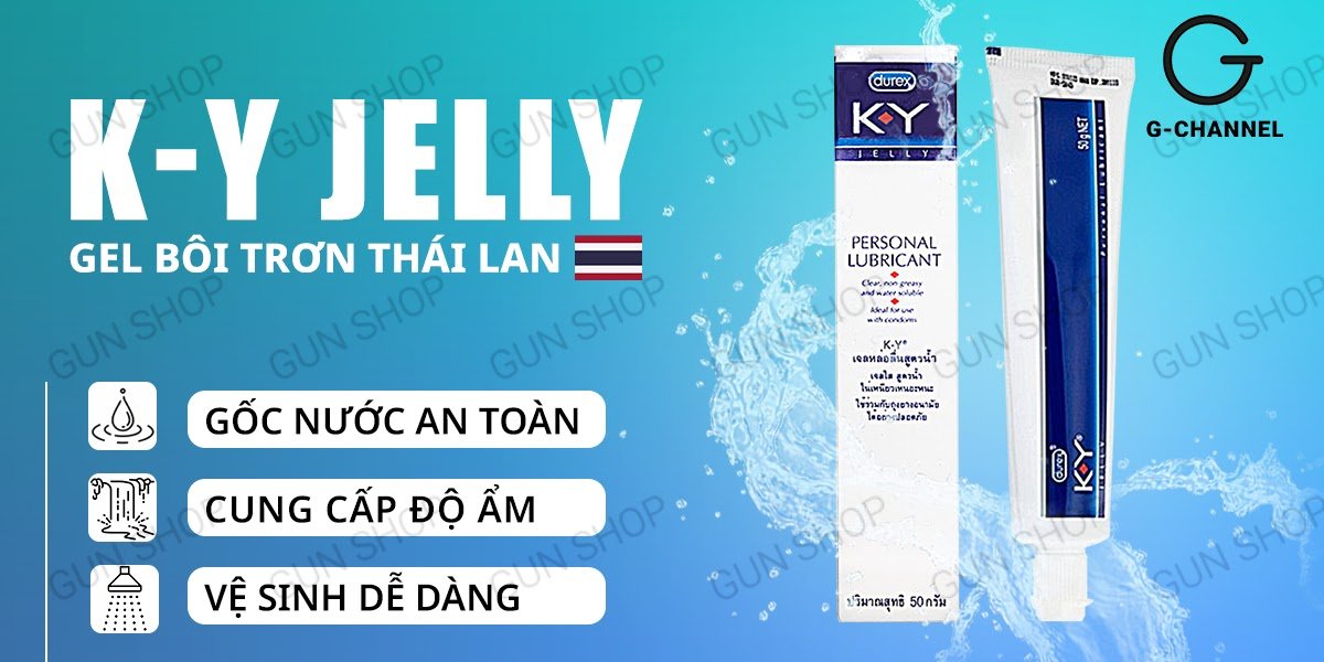  Đại lý Gel bôi trơn gốc nước - K-Y Jelly - Chai 50ml có tốt không?