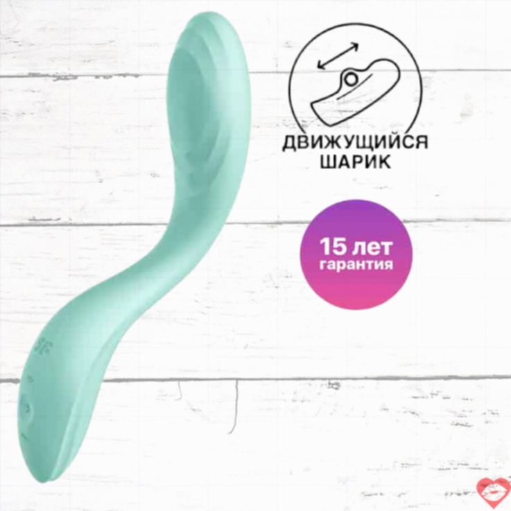 Satisfyer Rolling Pleasure G-Spot Bóng Lăn Xanh