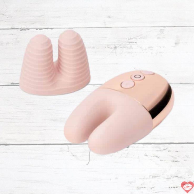 Le Wand Vibe Rung Đôi Vàng Hồng Sang Trọng Siêu Mạnh 
