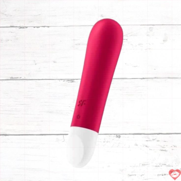 Satisfyer Bullet 1 Rung Đỏ Siêu Mạnh Pin Sạc Đa Tốc