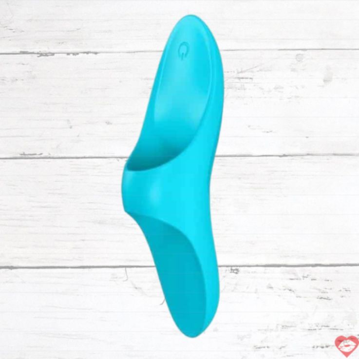 Satisfyer Teaser Vibrô Ngón Xanh Ngọc Kích Thích Bất Tận 