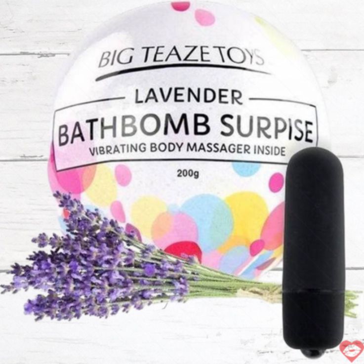 Big Teaze Bath Bomb Rung Tắm Lavender Đen Nồng Nàn 
