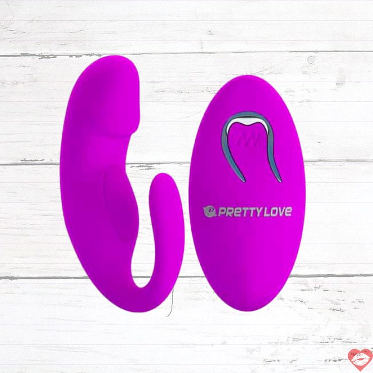 Pretty Love couple remote fuchsia rung đôi 9.7cm