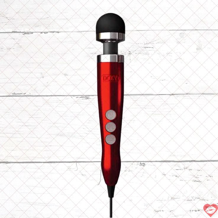 Doxy Die Cast 3 Massage Đỏ Mạnh Mẽ 