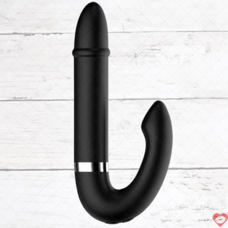 Viibrator Đôi ML Creation Đen Mềm Rung Đa Tốc Nhân Đôi 