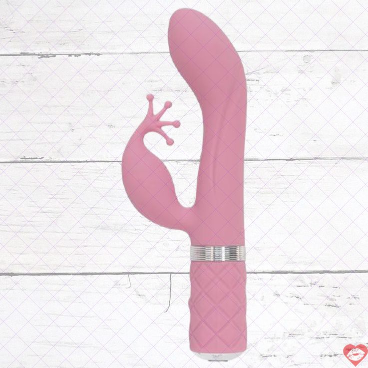 Pillow Talk Kinky thỏ rung hồng 21cm đa tốc sướng 