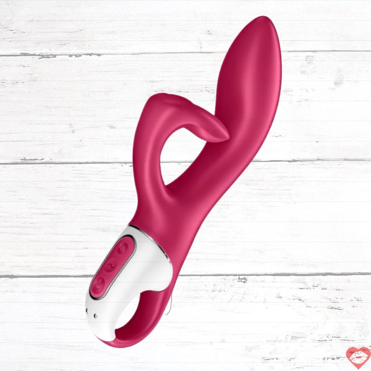 Satisfyer Embrace Rabbit Rung Đỏ 21cm Đức Đỉnh 