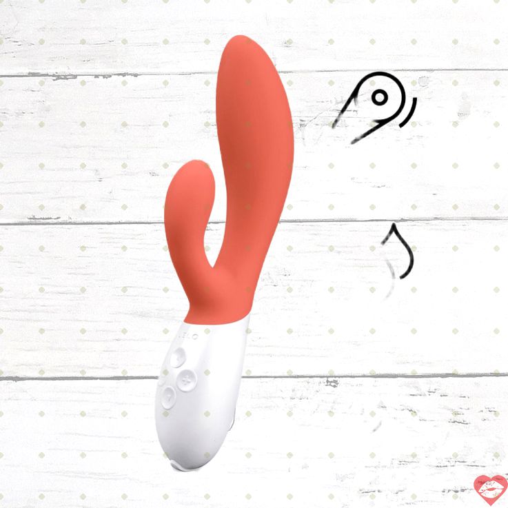 Lelo Ina 3 Rung Rabbit San Hô G Siêu Mạnh