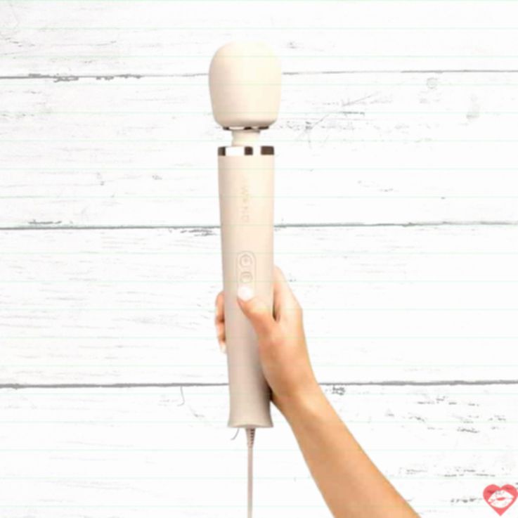 Le Wand plug-in beige vibromassage dây bền bỉ mạnh 