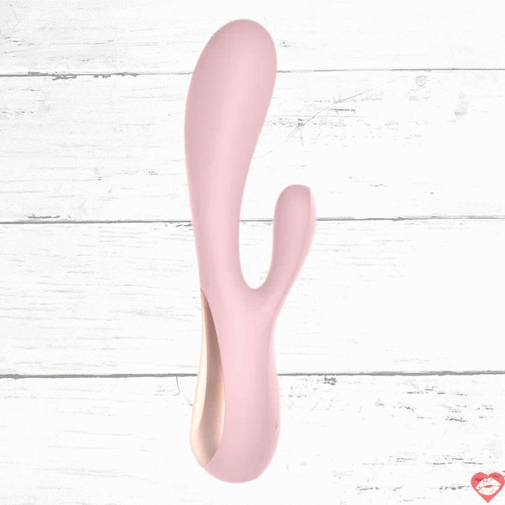 Satisfyer Rabbit Flex Hồng 20cm Rung Đôi Điểm G 