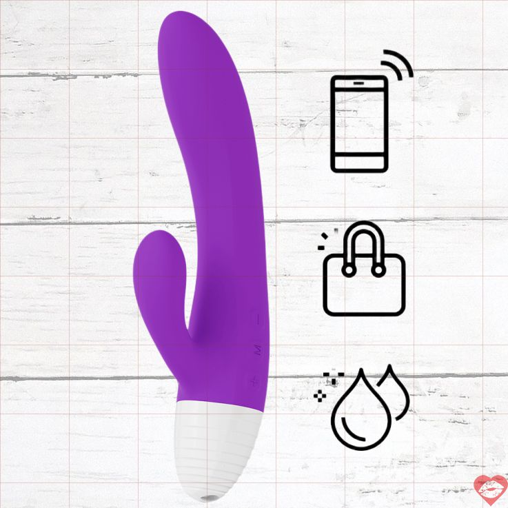 Lelo Kaya APP Rabbit Tím Rung Thủy Phù Cao Cấp