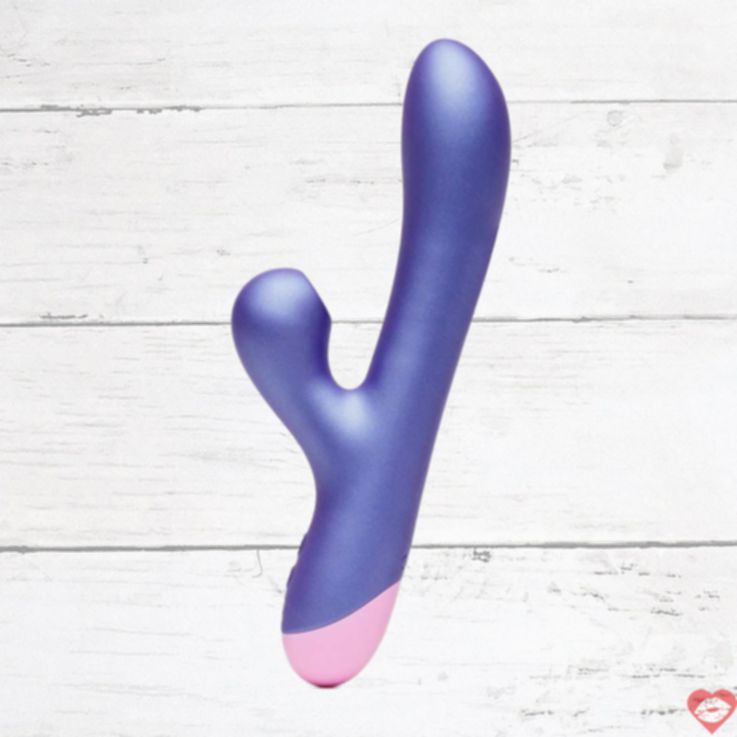 Rabbit Romp Pulse Tím Hút G Spot Khoái Lạc Kép 