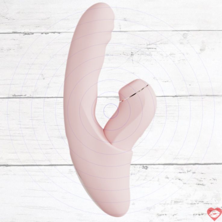 SVAKOM Fatima hồng remote hút rung thu hẹp G-spot nóng bỏng