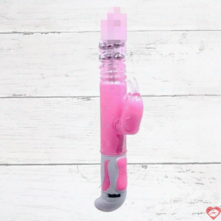 Baile Fascination Thỏ Rung Quay Hồng 15cm