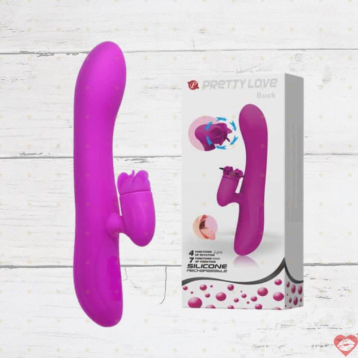 Pretty Love Buck Vật Rung Tím 13cm Đa Năng