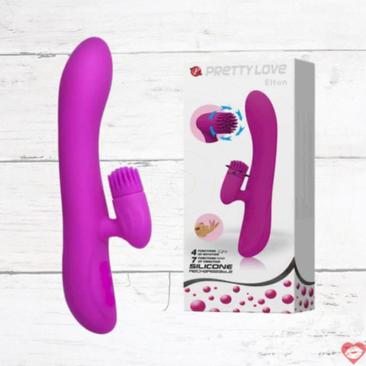 Pretty Love Elton Rung Massage Siêu Mượt 13cm Tím Hấp Dẫn
