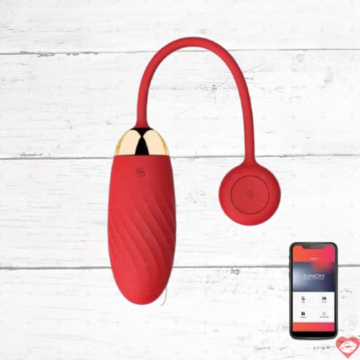 Egg Svakom Ella App Đỏ Rung Bluetooth
