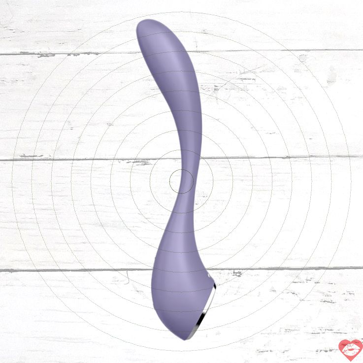Satisfyer Flex 5 Plus G-spot tím nhạt 19.6cm linh hoạt chống nước