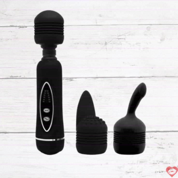 Vibro massage Pretty Love Black Wand đen nasad mạnh mẽ