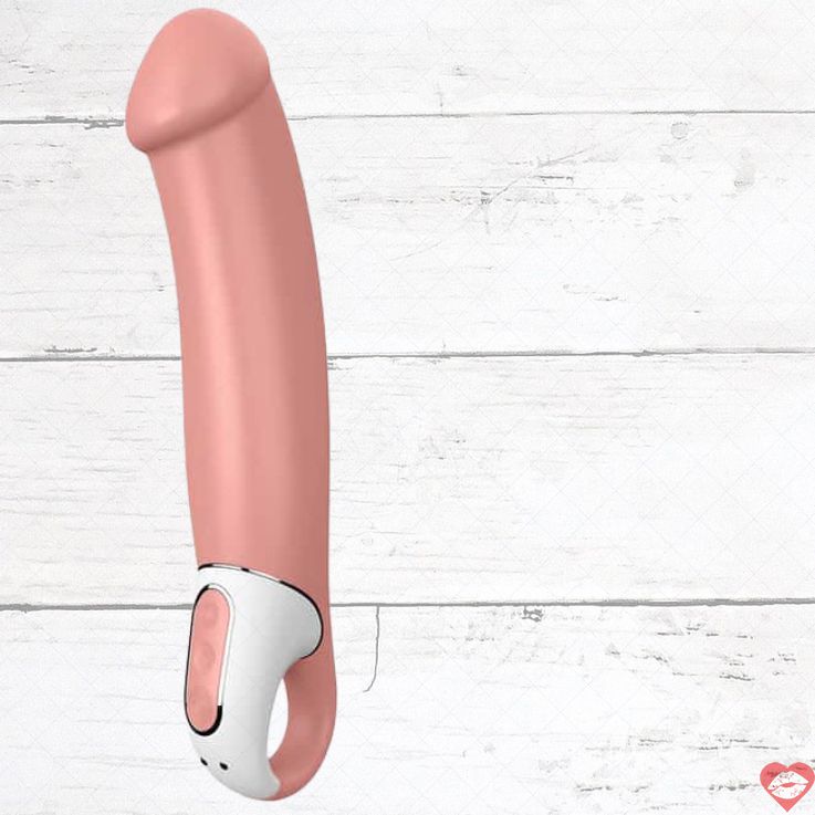 Satisfyer Master Vibrator Hồng Silicone Mạnh 23cm