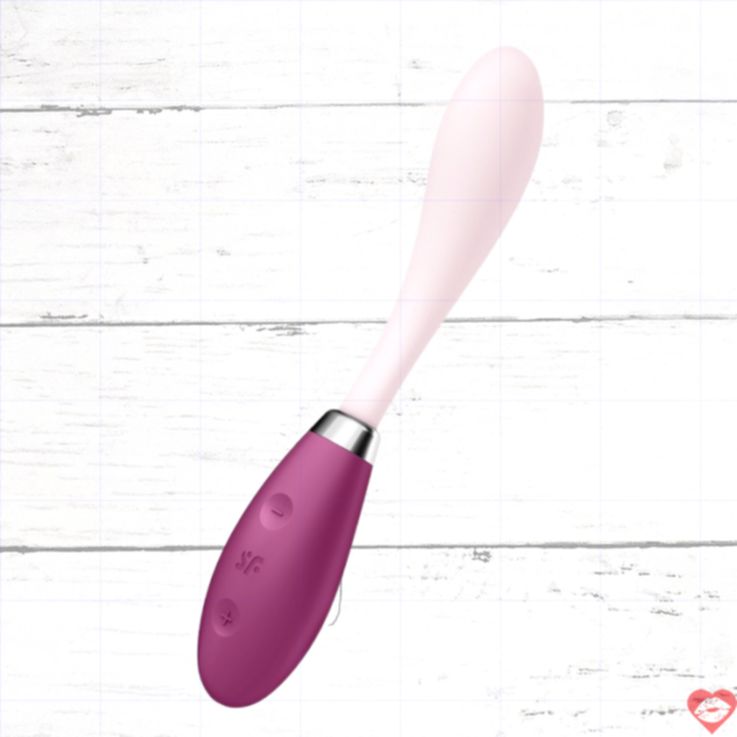 Satisfyer G-Spot Flex 3 Đỏ G Vibe 19.5cm Mạnh