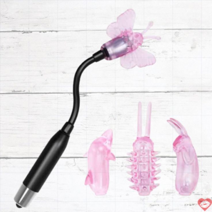 Baile Wizard Magic Wand Rung Đa Nắp Uốn Đen 21cm