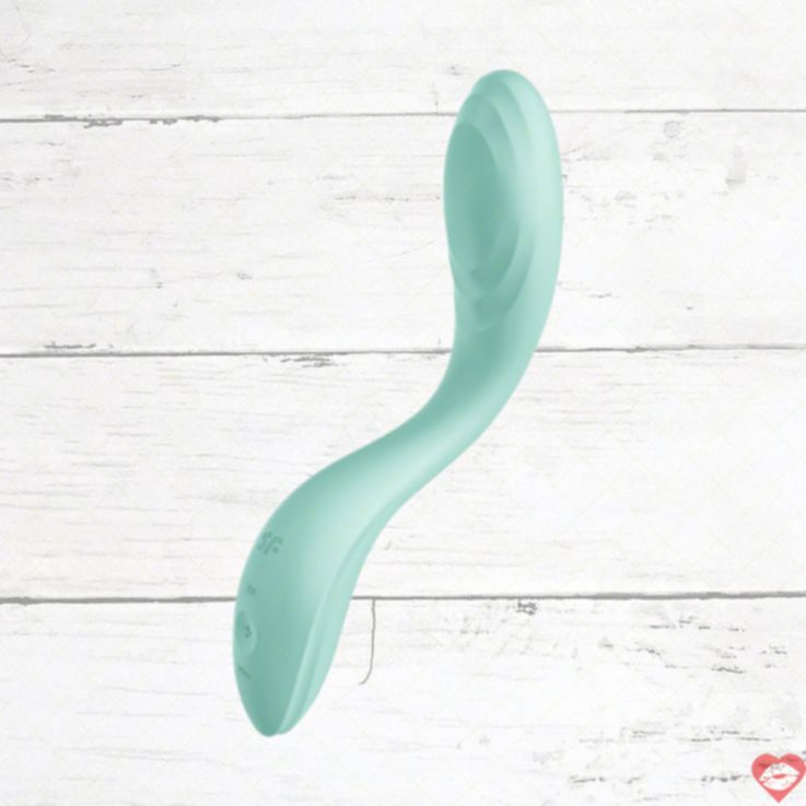 Satisfyer Rolling Pleasure G-spot Bi Lăn Đen Silicone 22cm Mạnh