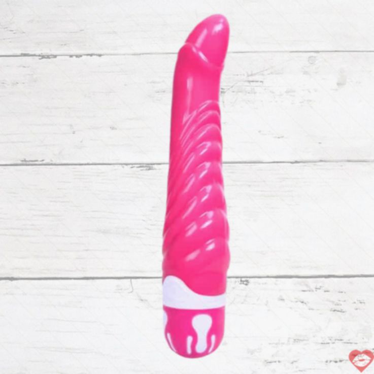 Baile Realistic Cock Hồng TPE 21.8cm Rung Thật Nhấp