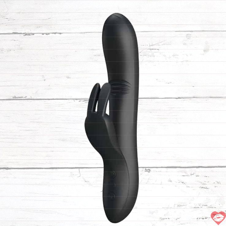 Rabbit Dylan fingering đen 21cm Pretty Love