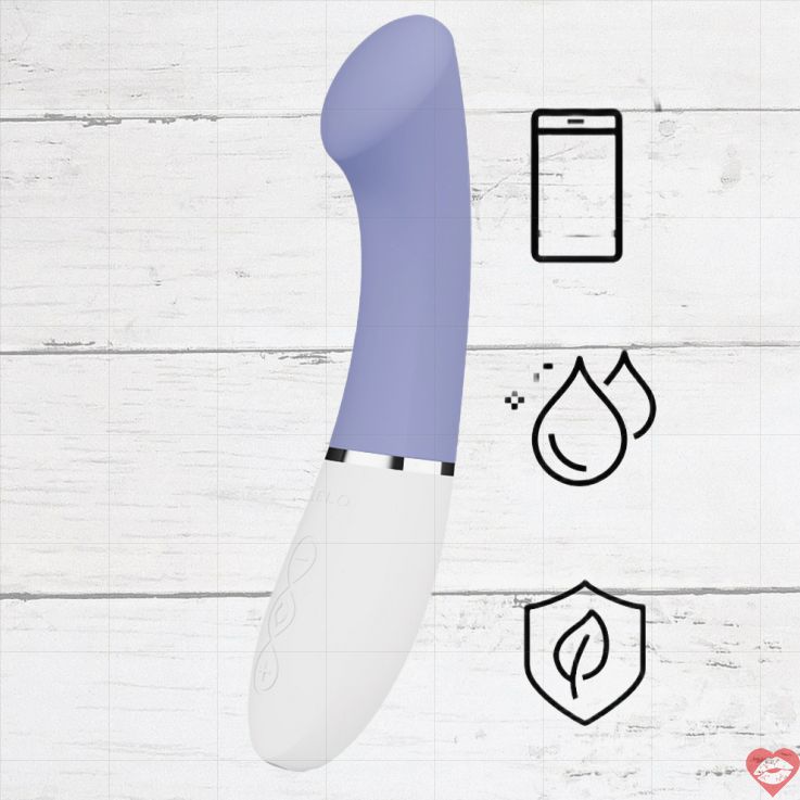 Lelo Gigi 3 G-spot Vibrator Xanh Lam App Điều Khiển