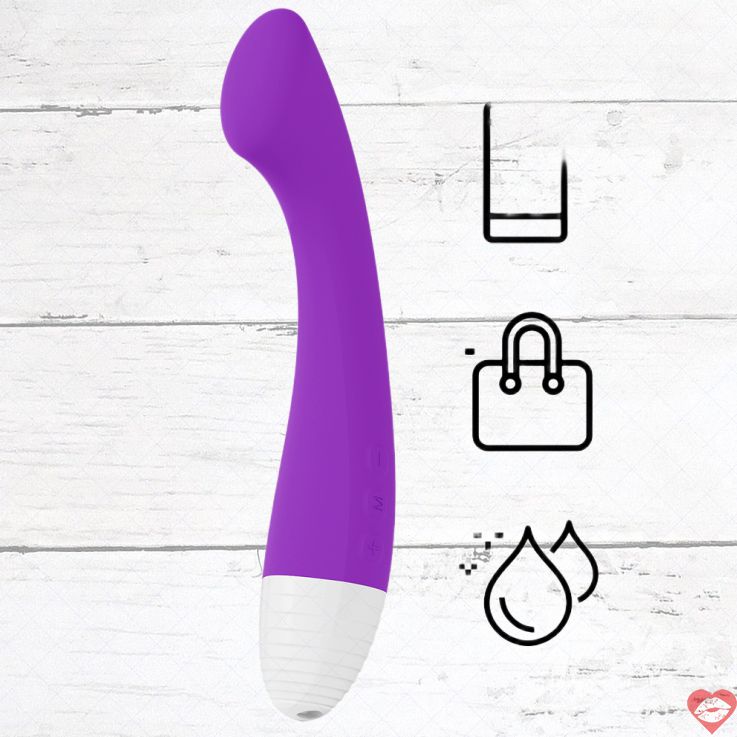 Vi brat G-spot Lelo Moka tím app silicone Thụy Điển