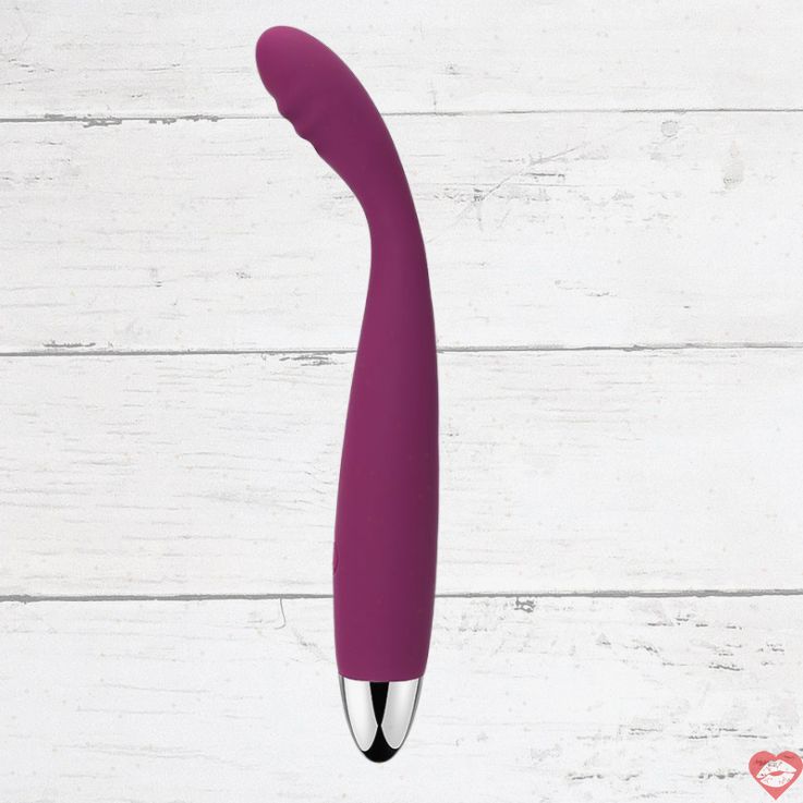SVAKOM Cici Gậy uốn cong tím G-spot âm vật 18cm