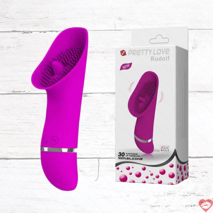 Pretty Love Rudolf Stimulator Fuchsia Rung Mạnh 15cm