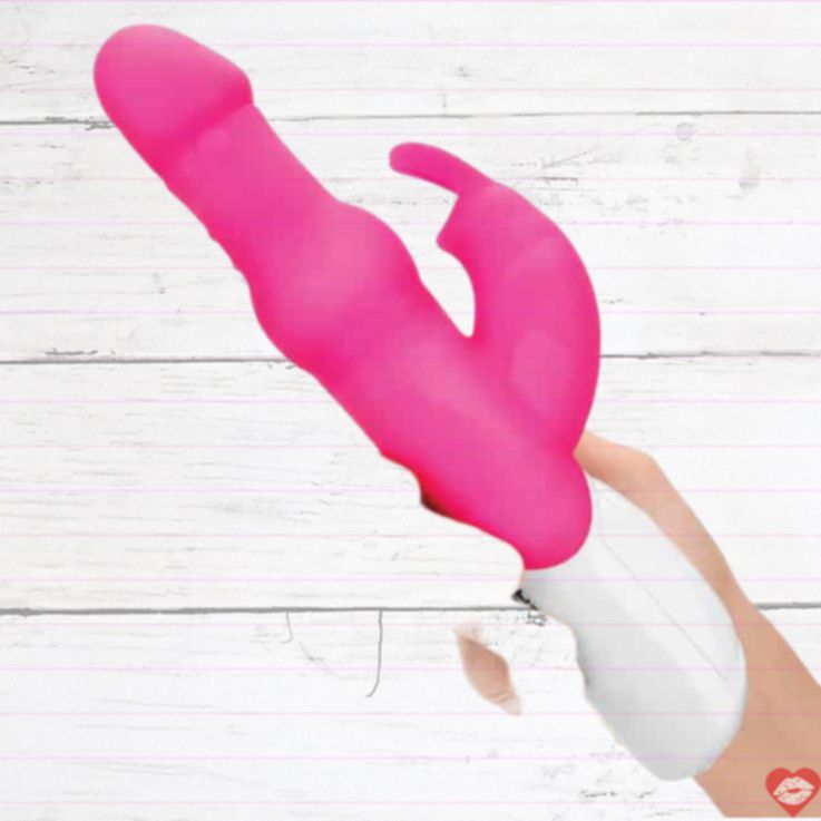 Rabbit Essentials Hồng Bi Xoay 25cm Đa Kích Thích