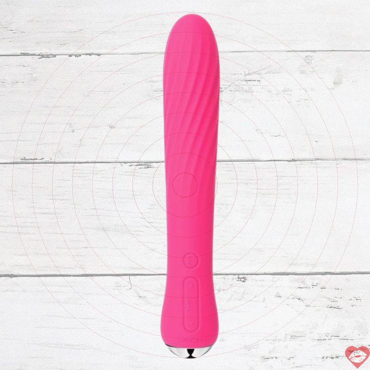 SVAKOM Anya Cong Hâm Nóng Đỏ Silicone Thân Thiện
