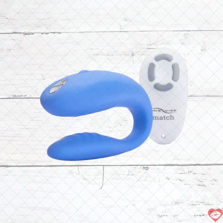 We-Vibe Match - Rung Cặp Xanh Dương Remote Siêu Thân Mật
