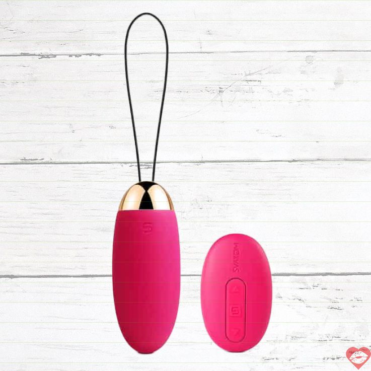 Vibro trứng Svakom Elva hồng remote DU nhỏ gọn mạnh