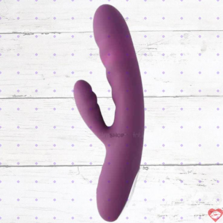 Svakom Avery Rabbit Rung Ma Sát Tím 19.5cm Đa Năng