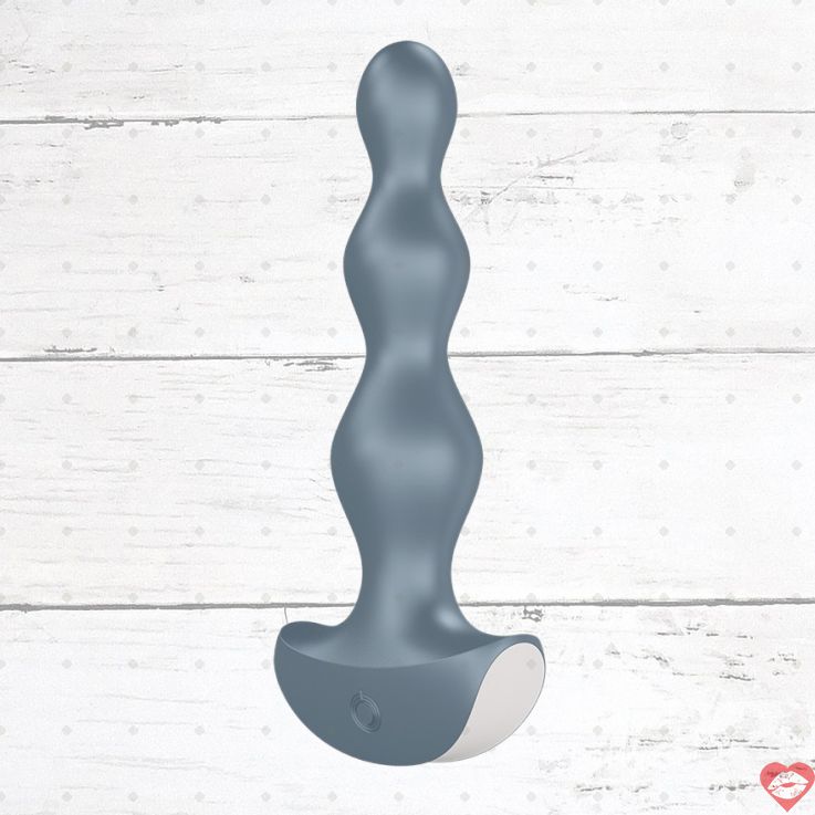 Satisfyer Lolli Plug 2 Xám Rung Nút Đít 14cm