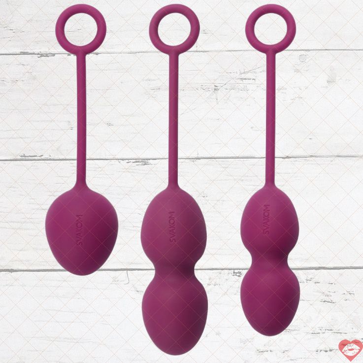 SVAKOM Nova bóng âm đạo tím siêng silicone tập Kegel